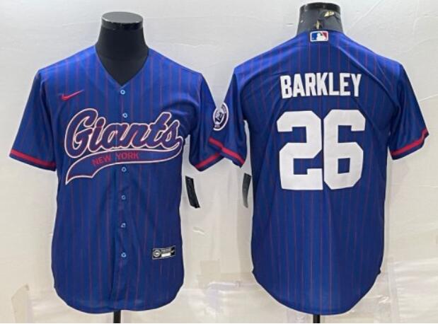 Men's New York Giants ACTIVE PLAYER Custom Blue With Patch Stitched Baseball Jersey Men's New York Giants ACTIVE PLAYER Custom Blue With Patch Stitched Baseball Jersey